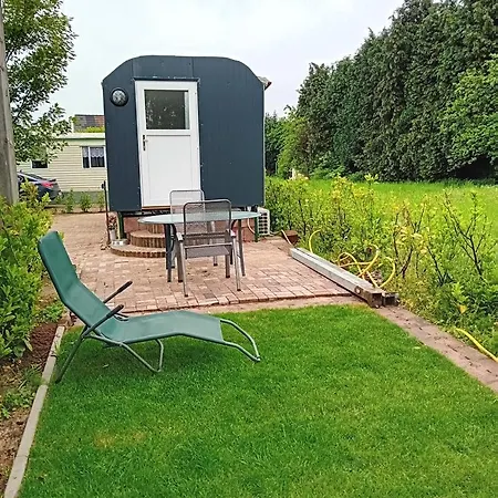 Neu! Bauwagen Balu Mit Bad Terrasse U. Ausblick Kevelaer